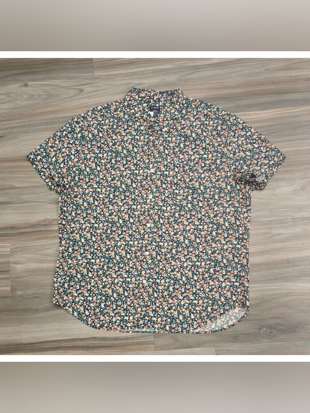 J.Crew Men’s Flex Washed Floral Button Up Shirt XXL Multicolor NWT `$79.50